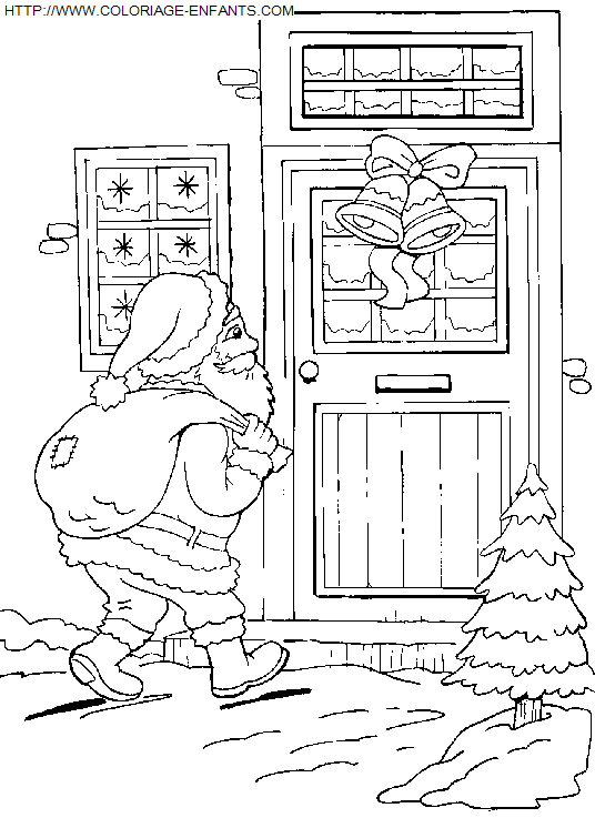 Christmas Santa Claus coloring