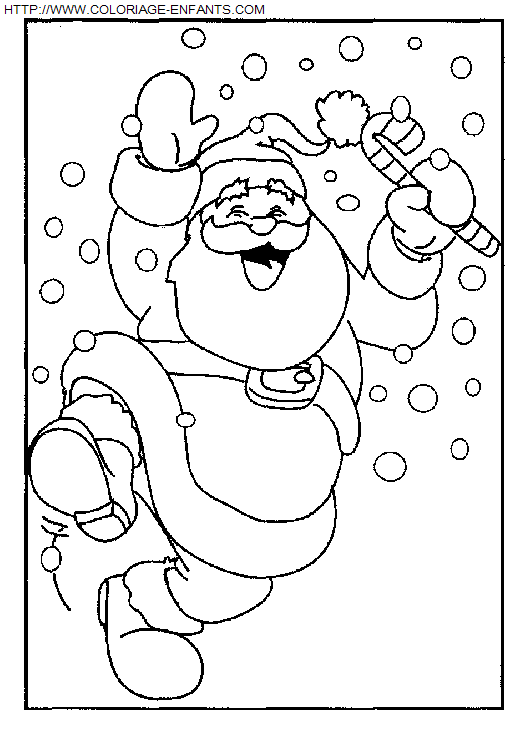 Christmas Santa Claus coloring