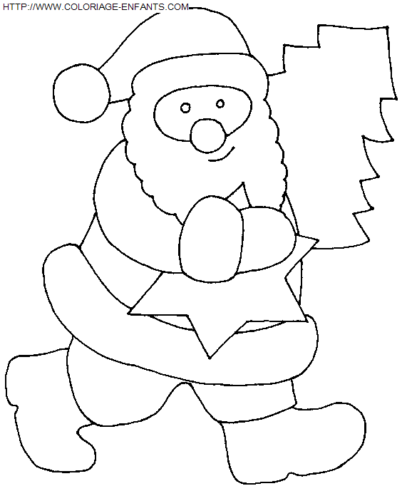 Christmas Santa Claus coloring