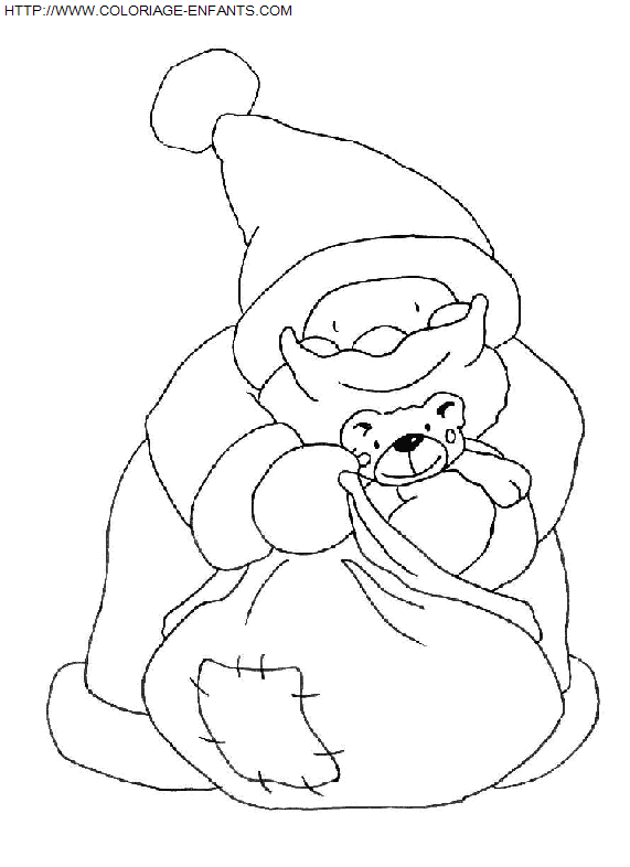 Christmas Santa Claus coloring