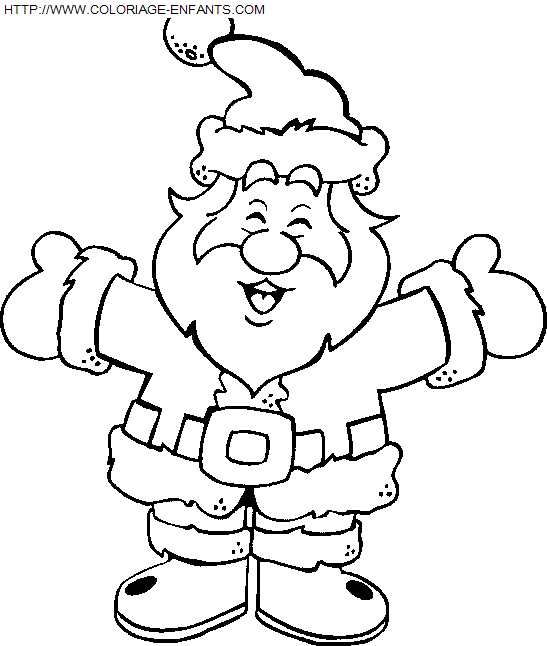 Christmas Santa Claus coloring