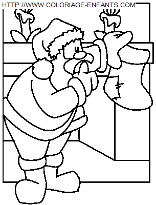 Christmas Santa Claus coloring