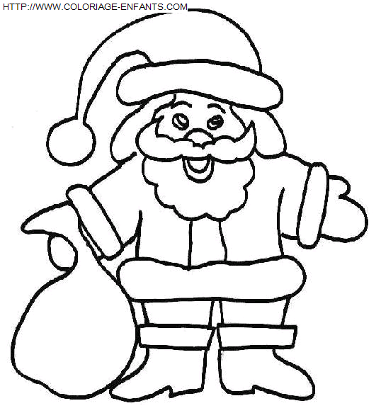 Christmas Santa Claus coloring