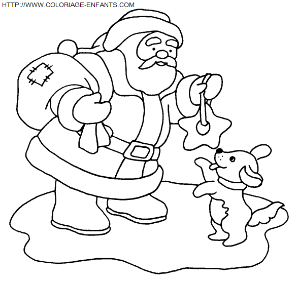 Christmas Santa Claus coloring