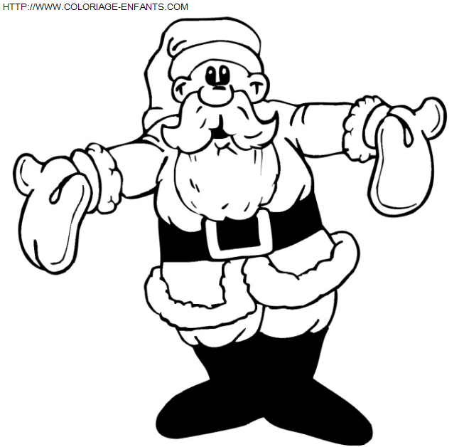 Christmas Santa Claus coloring