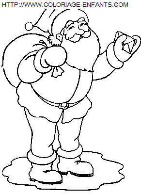 Christmas Santa Claus coloring