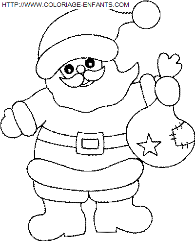 Christmas Santa Claus coloring