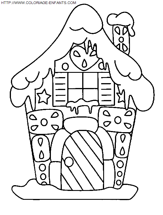 Christmas Scenery coloring