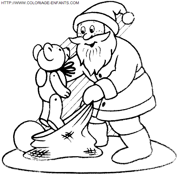 Christmas Santa Claus Presents coloring