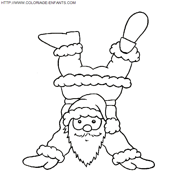 Christmas Santa Claus Funny coloring