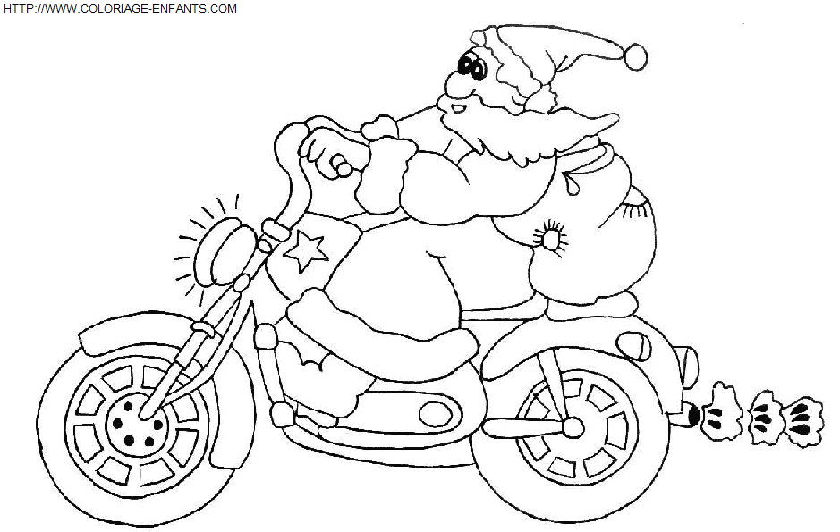 Christmas Santa Claus Funny coloring