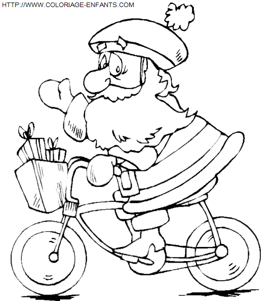 Christmas Santa Claus Funny coloring