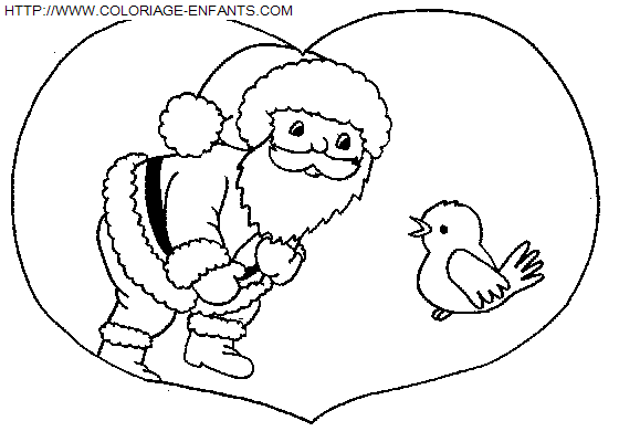 Christmas Santa Claus Funny coloring