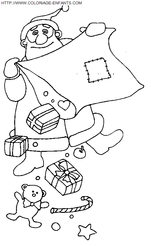 Christmas Santa Claus Funny coloring