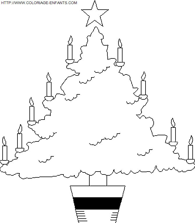 Christmas Christmas Trees coloring