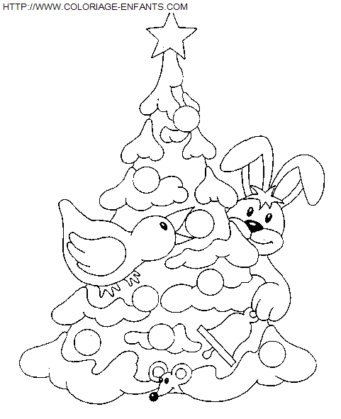 Christmas Christmas Trees coloring