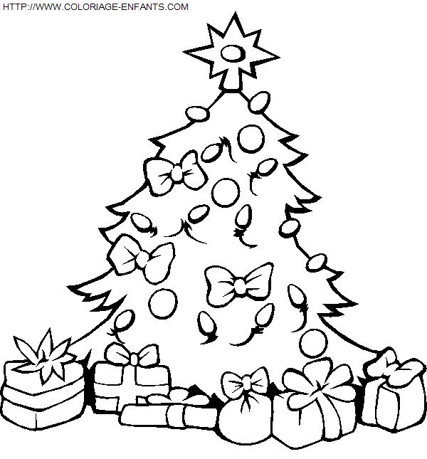 Christmas Christmas Trees coloring