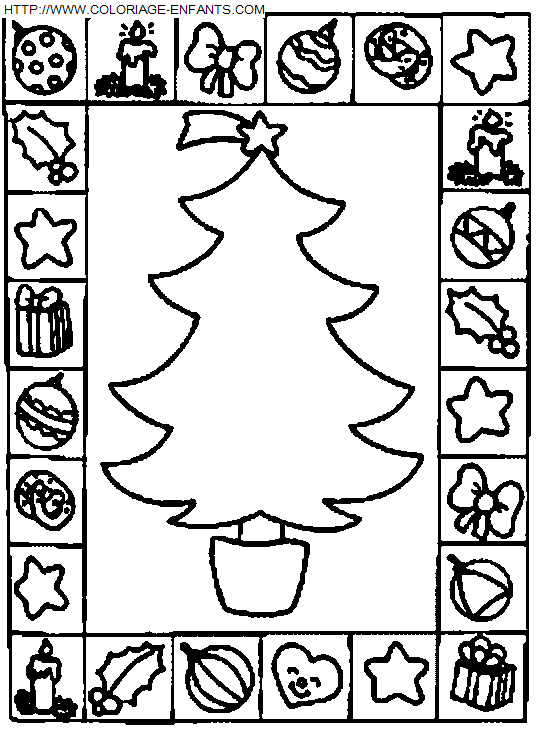 Christmas Christmas Trees coloring