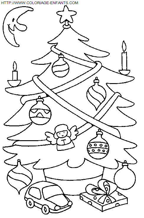 Christmas Christmas Trees coloring