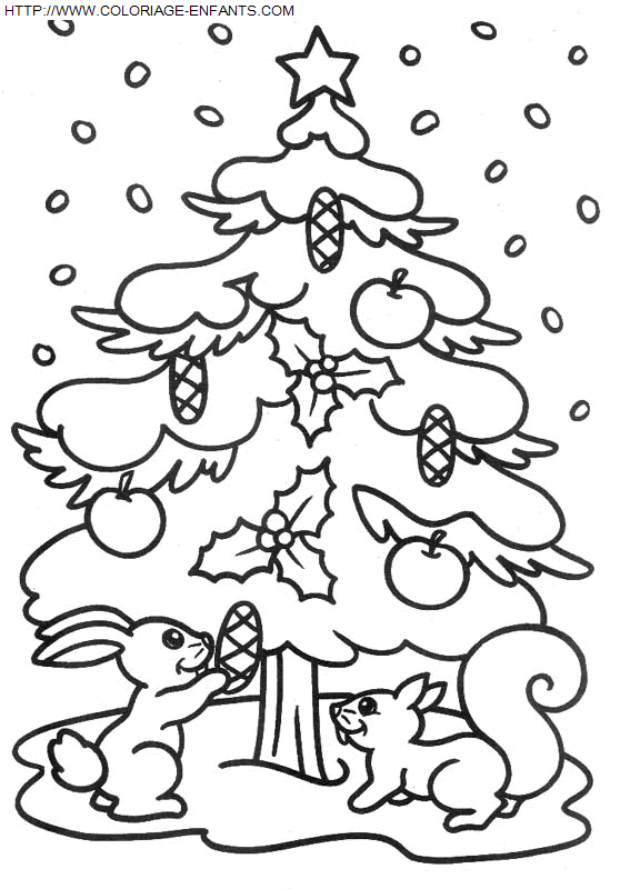 Christmas Christmas Trees coloring