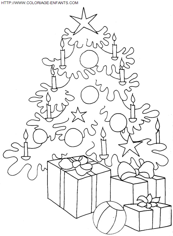 Christmas Christmas Trees coloring