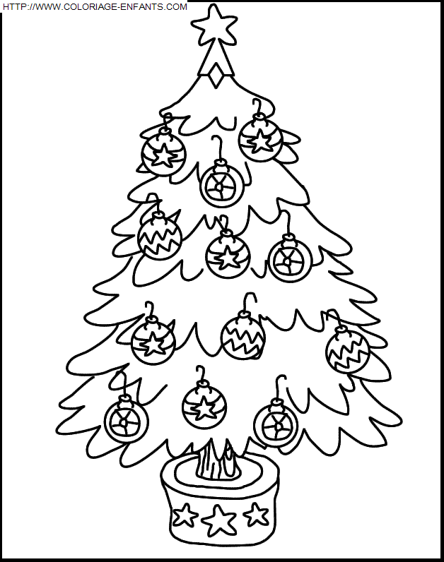 Christmas Christmas Trees coloring