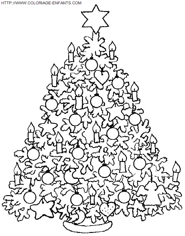 Christmas Christmas Trees coloring