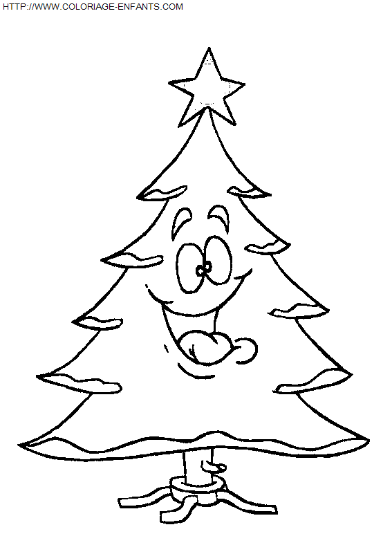 Christmas Christmas Trees coloring