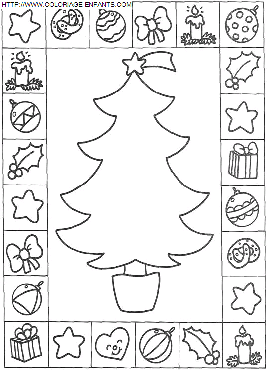 Christmas Christmas Trees coloring