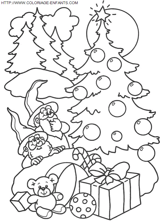 Christmas Christmas Trees coloring