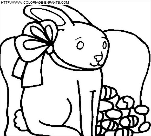 Easter Rabbits coloring