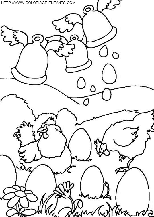 Easter Rabbits coloring