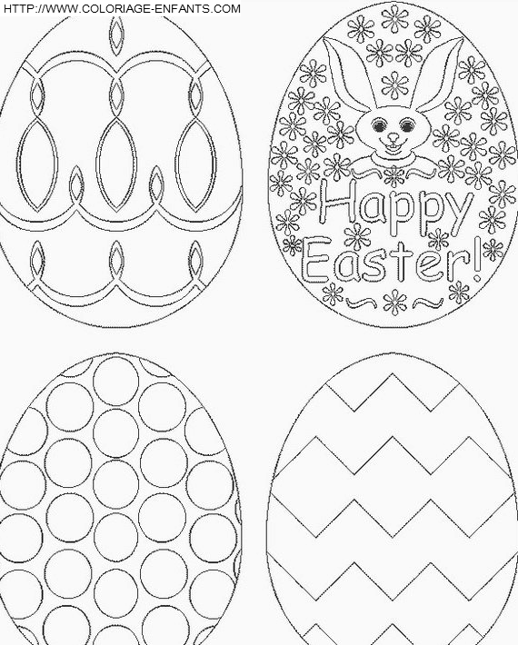 Easter Eggs coloring