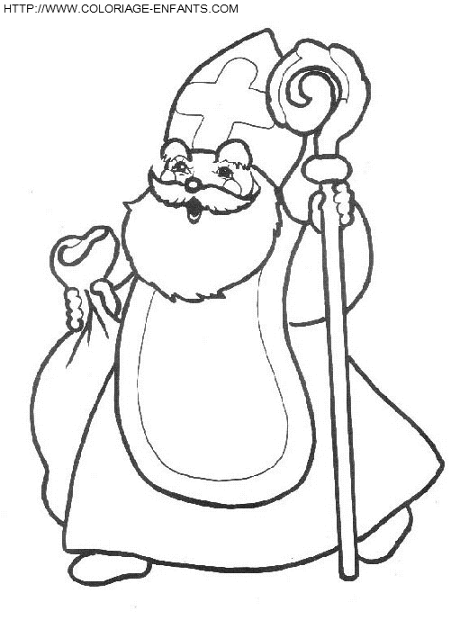 Saint Nicholas coloring