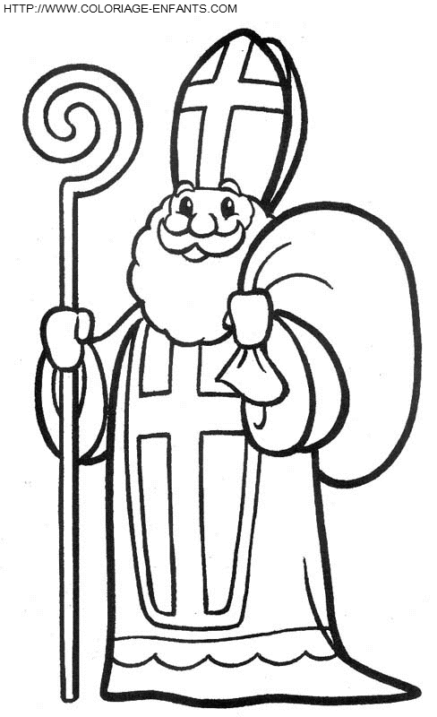 Saint Nicholas coloring