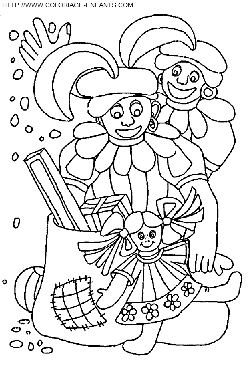 Saint Nicholas coloring