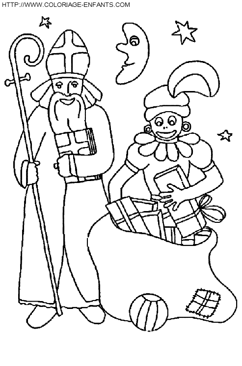 Saint Nicholas coloring