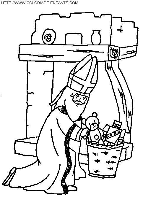 Saint Nicholas coloring