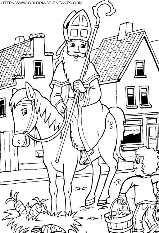 Saint Nicholas coloring