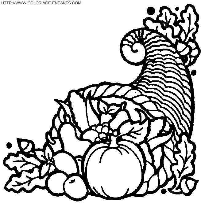 Thanksgiving coloring