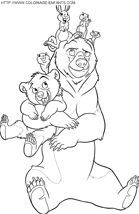 Brother Bear coloring