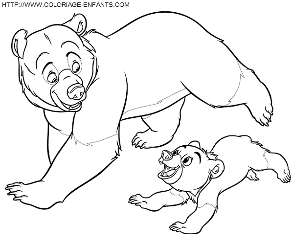 Brother Bear coloring