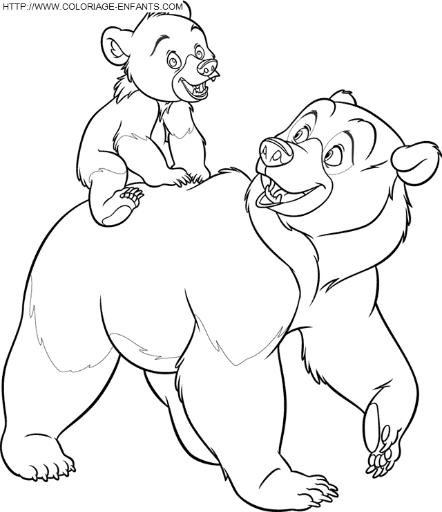 Brother Bear coloring