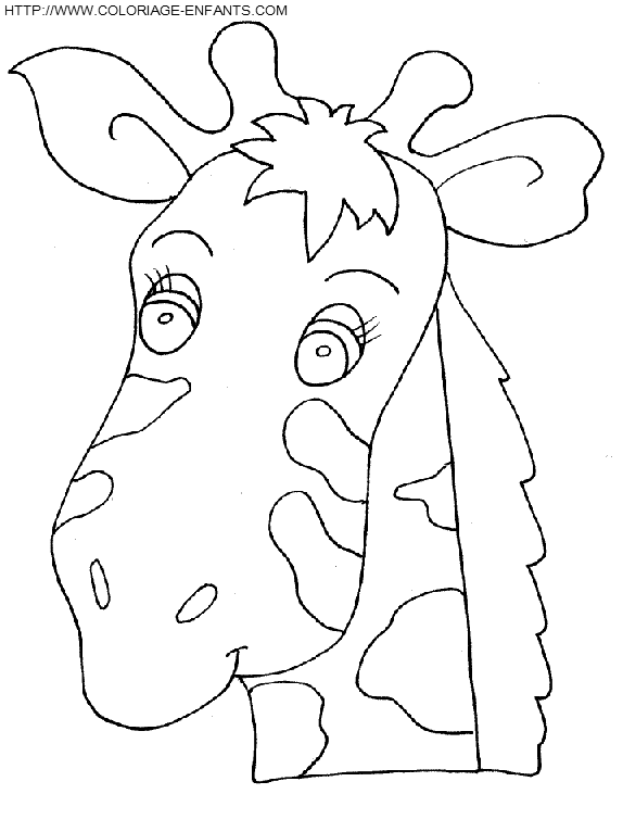 Giraffes coloring