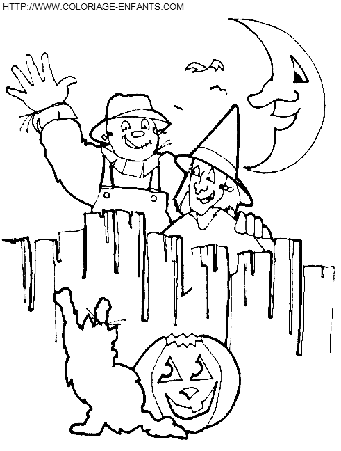 Halloween coloring