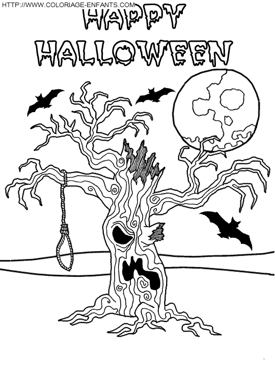 Halloween coloring