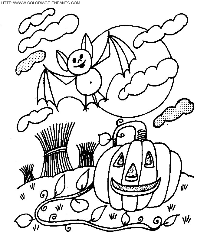 Halloween coloring