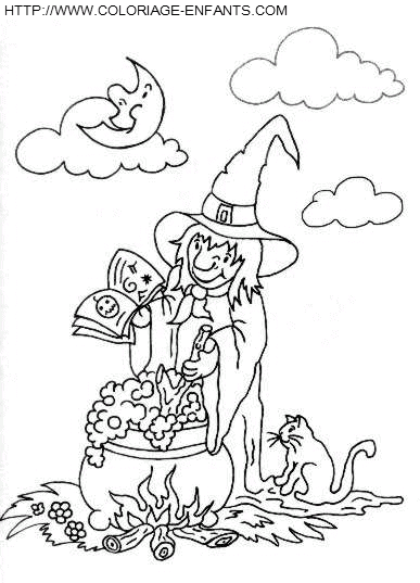 Halloween coloring