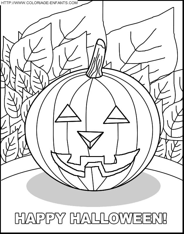 Halloween coloring