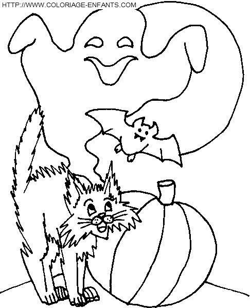 Halloween coloring